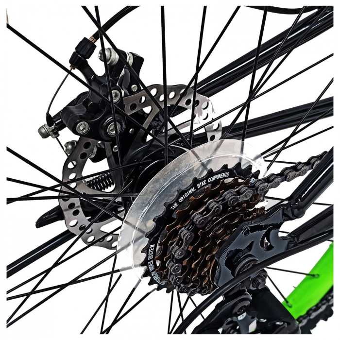 Bicicleta MTB-FS 26" ADVENTURE GTX, cadru otel 15", manete secventiale, frane disc, 21 viteze [10]