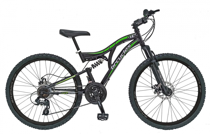 Bicicleta MTB-FS 26" ADVENTURE GTX, cadru otel 15", manete secventiale, frane disc, 21 viteze [1]