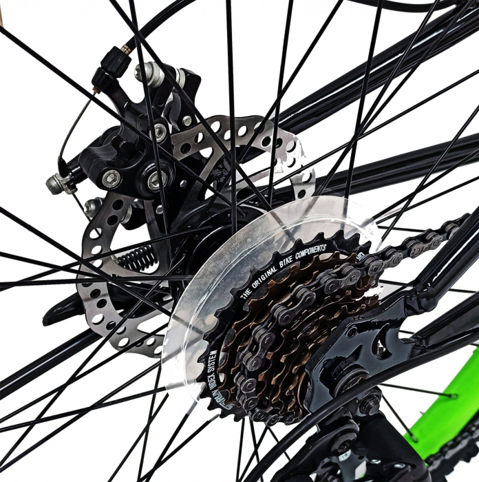 Bicicleta MTB-FS 26" ADVENTURE GTX, cadru otel 15", manete secventiale, frane disc, 21 viteze [10]