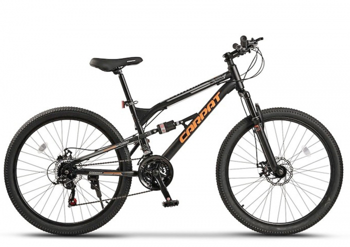 Bicicleta MTB-FS 26" CARPAT CityCross, cadru otel 17.5", frane disc, manete secventiale, 21 viteze [2]