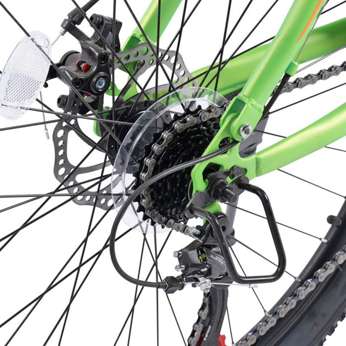 Bicicleta MTB-FS 26" VELORS Earth, cadru otel 17", manete secventiale, frane disc, 21 viteze [10]