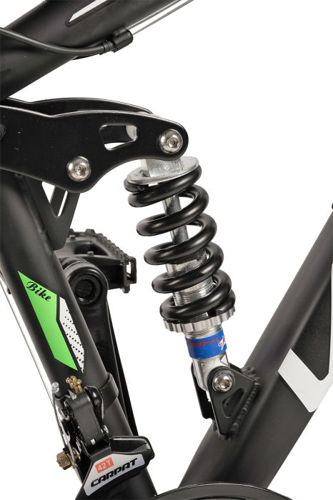 Bicicleta MTB-FS 26" VELORS Earth, cadru otel 17", manete secventiale, frane disc, 21 viteze [10]