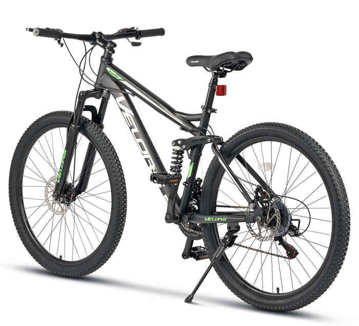 Bicicleta MTB-FS 26" VELORS Earth, cadru otel 17", manete secventiale, frane disc, 21 viteze [3]