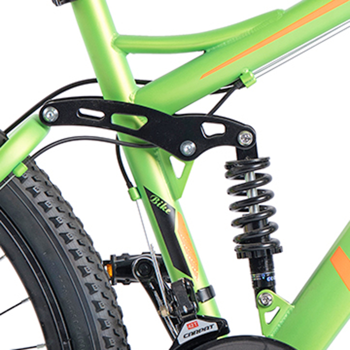 Bicicleta MTB-FS 26" VELORS Earth, cadru otel 17", manete secventiale, frane disc, 21 viteze [11]