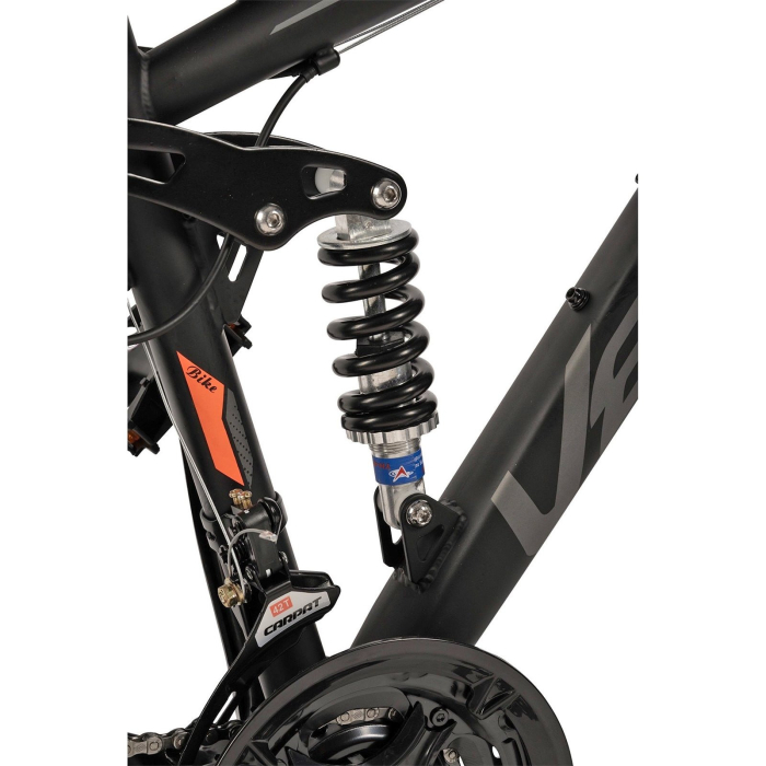 Bicicleta MTB-FS 26" VELORS Earth, cadru otel 17", manete secventiale, frane disc, 21 viteze [10]