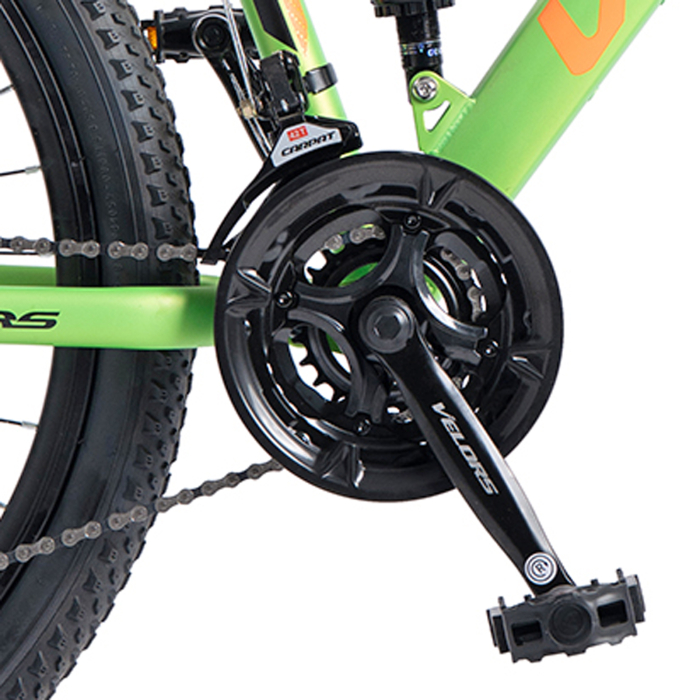 Bicicleta MTB-FS 26" VELORS Earth, cadru otel 17", manete secventiale, frane disc, 21 viteze [8]