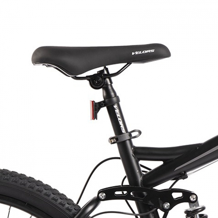 Bicicleta MTB-FS 26" VELORS Matador 2.6, cadru otel 17", manete secventiale, frane disc, 21 viteze, albastru/verde [11]