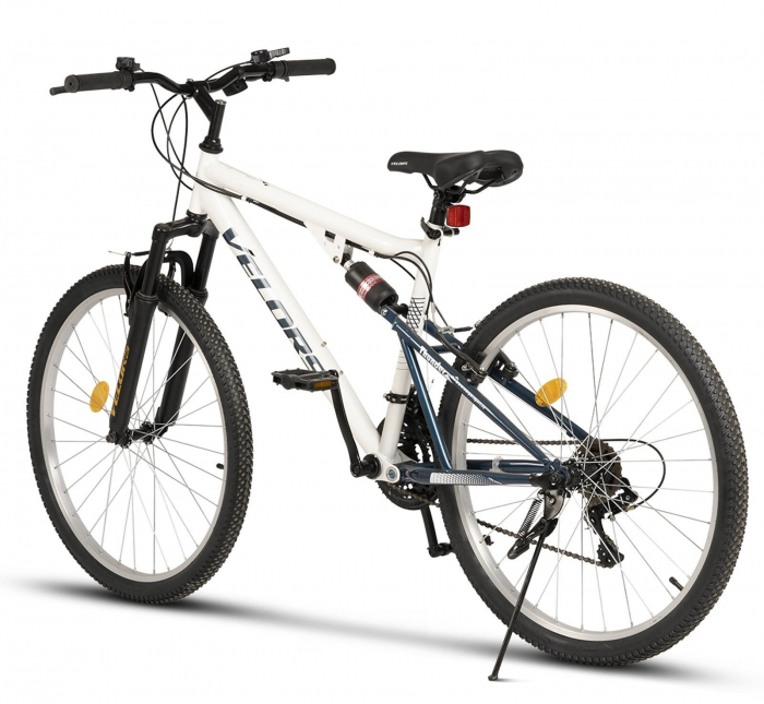 Bicicleta MTB-FS 26" VELORS Thunder 2.6, cadru otel 17", manete index, frane V-Brake, 21 viteze [3]