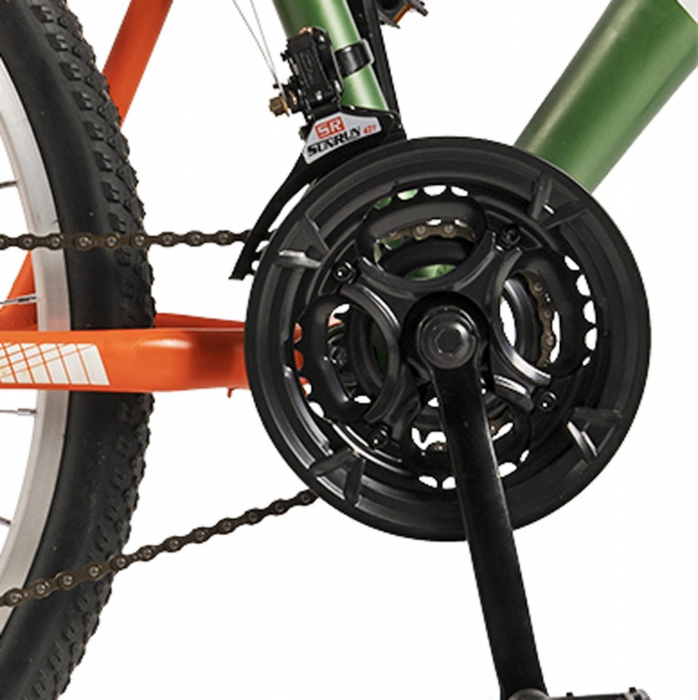 Bicicleta MTB-FS 26" VELORS Thunder 2.6, cadru otel 17", manete index, frane V-Brake, 21 viteze [6]