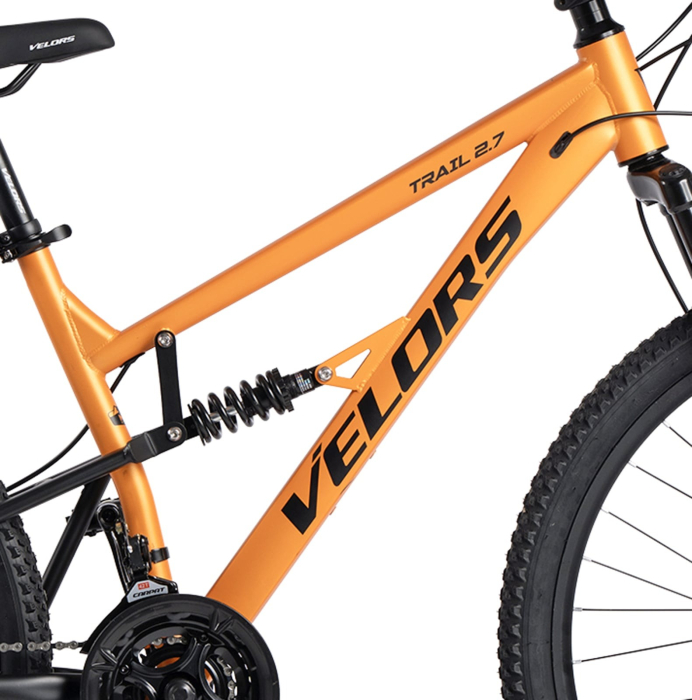 Bicicleta MTB-FS 26" VELORS Trail 2.6, cadru otel 17", manete secventiale, frane disc, 21 viteze [12]