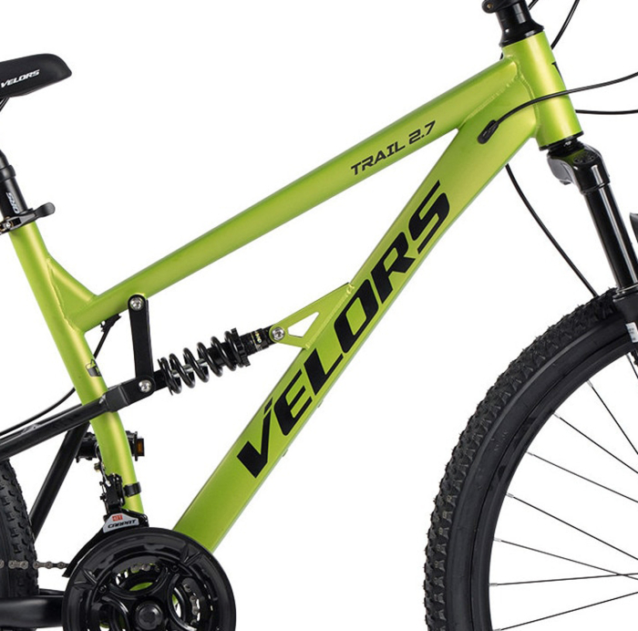 Bicicleta MTB-FS 26" VELORS Trail 2.6, cadru otel 17", manete secventiale, frane disc, 21 viteze [9]