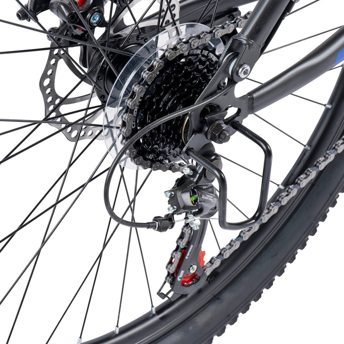 Bicicleta MTB-FS 27.5" E-CARPAT, cadru otel 17", manete secventiale, frane disc, 21 viteze [9]
