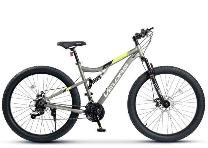 Bicicleta MTB-FS 27.5" VELORS Dynamic, cadru otel 17", manete secventiale, frane disc, 21 viteze [2]
