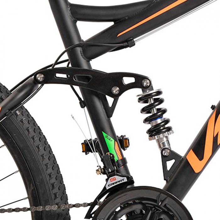 Bicicleta MTB-FS 27.5" VELORS Matador 2.7, cadru otel 17", manete secventiale, frane disc, 21 viteze [10]