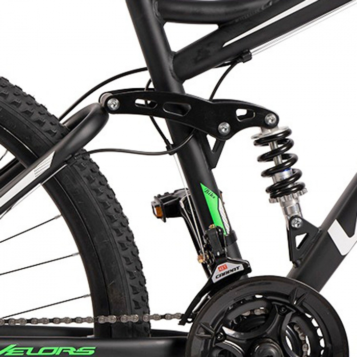 Bicicleta MTB-FS 27.5" VELORS Matador 2.7, cadru otel 17", manete secventiale, frane disc, 21 viteze [10]