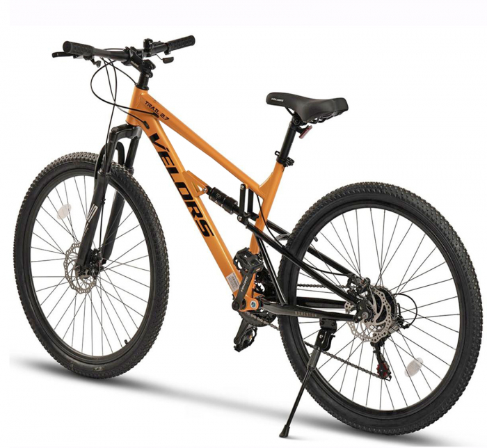Bicicleta MTB-FS 27.5" VELORS Trail 2.7, cadru otel, manete secventiale, frane disc, 21 viteze [3]