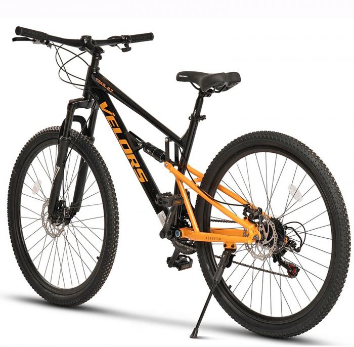Bicicleta MTB-FS 27.5" VELORS Trail 2.7, cadru otel, manete secventiale, frane disc, 21 viteze [3]