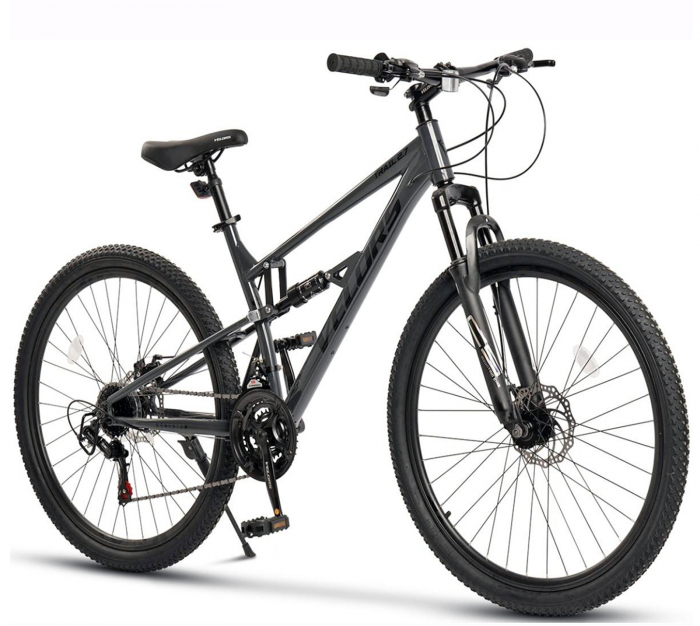 Bicicleta MTB-FS 27.5" VELORS Trail 2.7, cadru otel, manete secventiale, frane disc, 21 viteze [2]