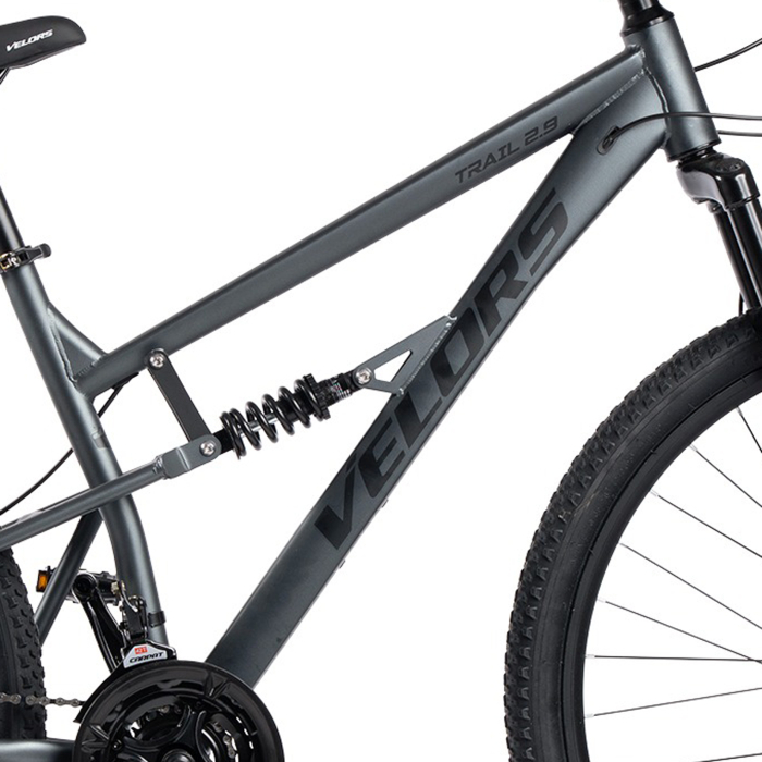Bicicleta MTB-FS 27.5" VELORS Trail 2.7, cadru otel, manete secventiale, frane disc, 21 viteze [12]