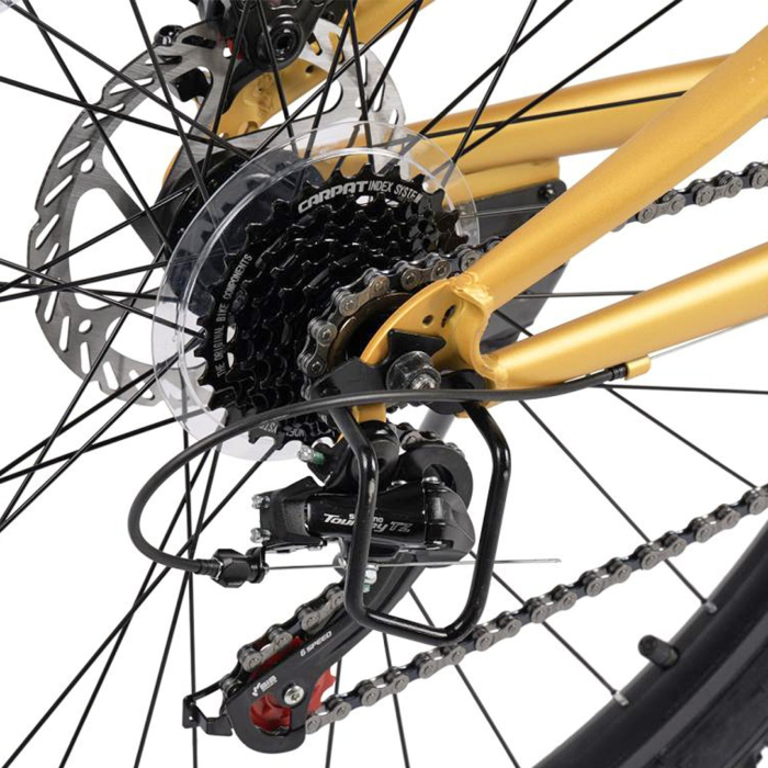 Bicicleta MTB-FS 27.5" VELORS Trail 2.7, cadru otel, manete secventiale, frane disc, 21 viteze [6]