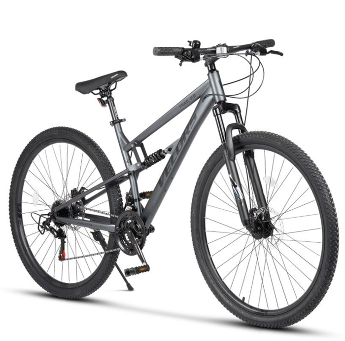 Bicicleta MTB-FS 27.5" VELORS Trail 2.7, cadru otel, manete secventiale, frane disc, 21 viteze [2]