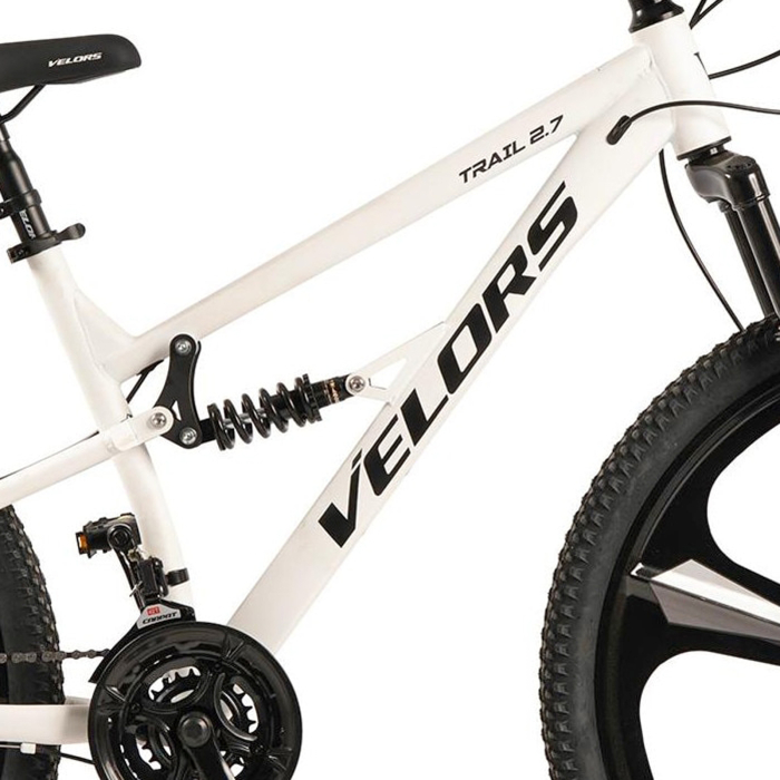 Bicicleta MTB-FS 27.5" VELORS Trail 2.7 SE, cadru otel 17", jante magneziu, manete secventiale, frane disc, 21 viteze [10]