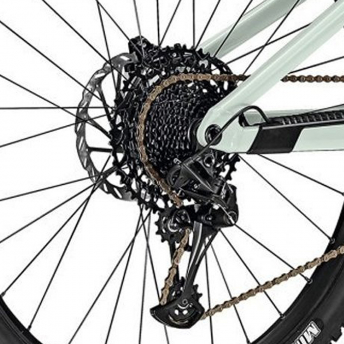 Bicicleta MTB-FS 29" FOCUS Jam 6.8 Nine, cadru aluminiu 18.5", manete secventiale, frane hidraulice, 12 viteze, Sky Grey [7]