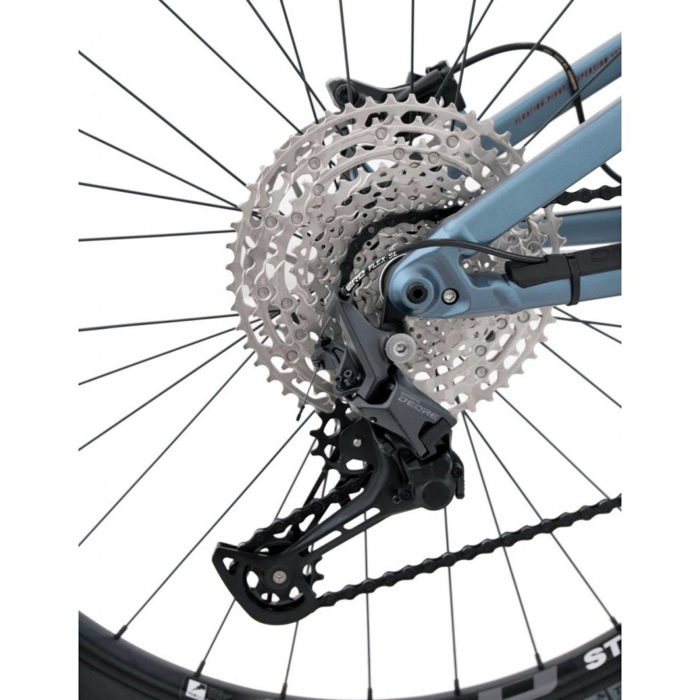 Bicicleta MTB-FS 29" ROCK MACHINE Blizzard TRL 30-29, cadru aluminiu , manete secventiale, frane hidraulice, 11 viteze,  albastru/rosu [5]