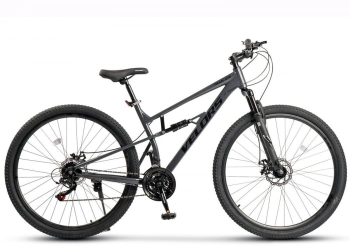 Bicicleta MTB-FS 29" VELORS Trail 2.9, cadru otel, manete secventiale, frane disc, 21 viteze [2]