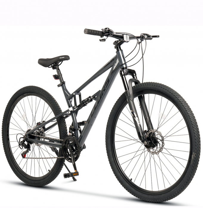 Bicicleta MTB-FS 29" VELORS Trail 2.9, cadru otel, manete secventiale, frane disc, 21 viteze [1]