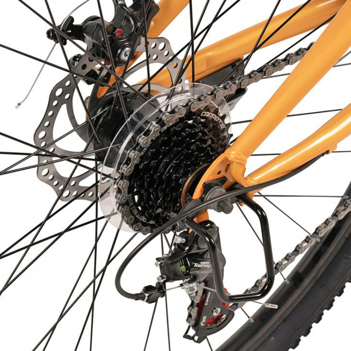 Bicicleta MTB-FS 29" VELORS Trail 2.9, cadru otel, manete secventiale, frane disc, 21 viteze [8]