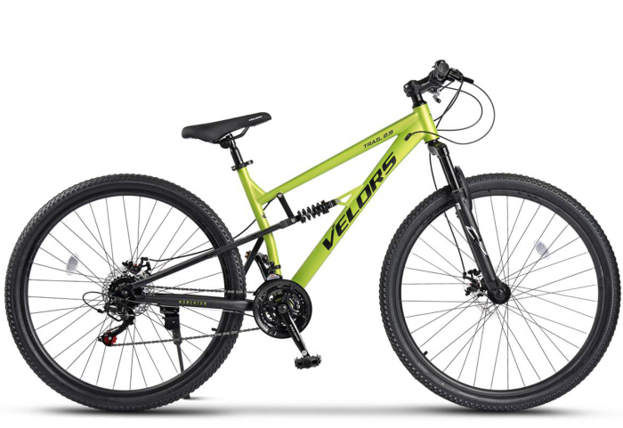 Bicicleta MTB-FS 29" VELORS Trail 2.9, cadru otel, manete secventiale, frane disc, 21 viteze [2]