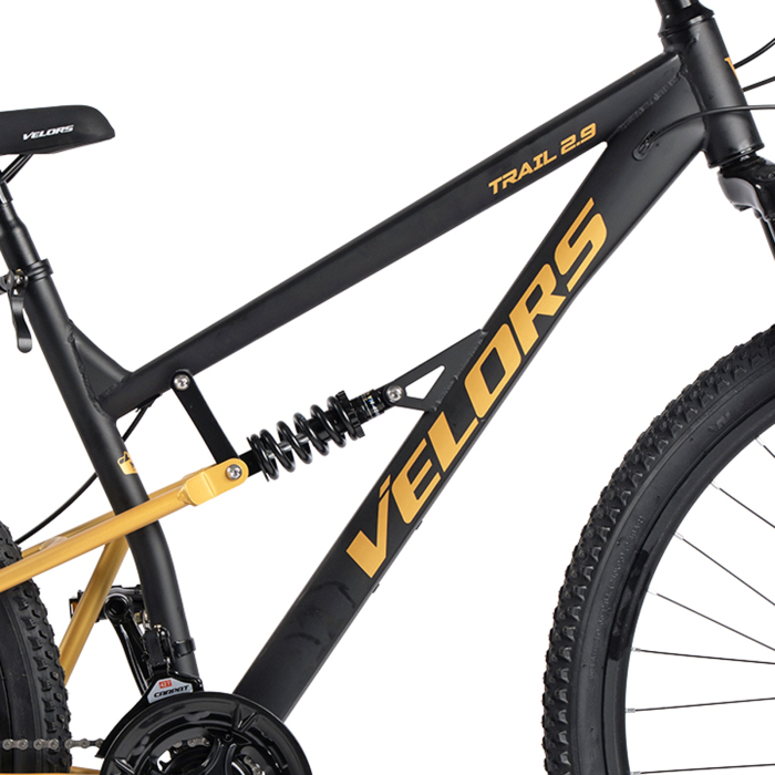 Bicicleta MTB-FS 29" VELORS Trail 2.9, cadru otel, manete secventiale, frane disc, 21 viteze [11]