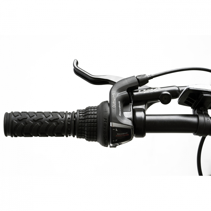 Bicicleta MTB-HT 29" X-FACT Atlas, cadru aluminiu 18", manete RevoShift, frane hidraulice, 21 viteze, gri/verde [5]