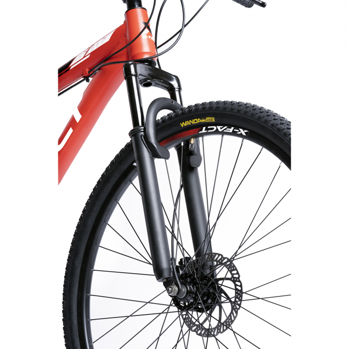 Bicicleta MTB-HT 29" X-FACT Atlas, cadru aluminiu 18", manete RevoShift, frane hidraulice, 21 viteze, rosu [3]