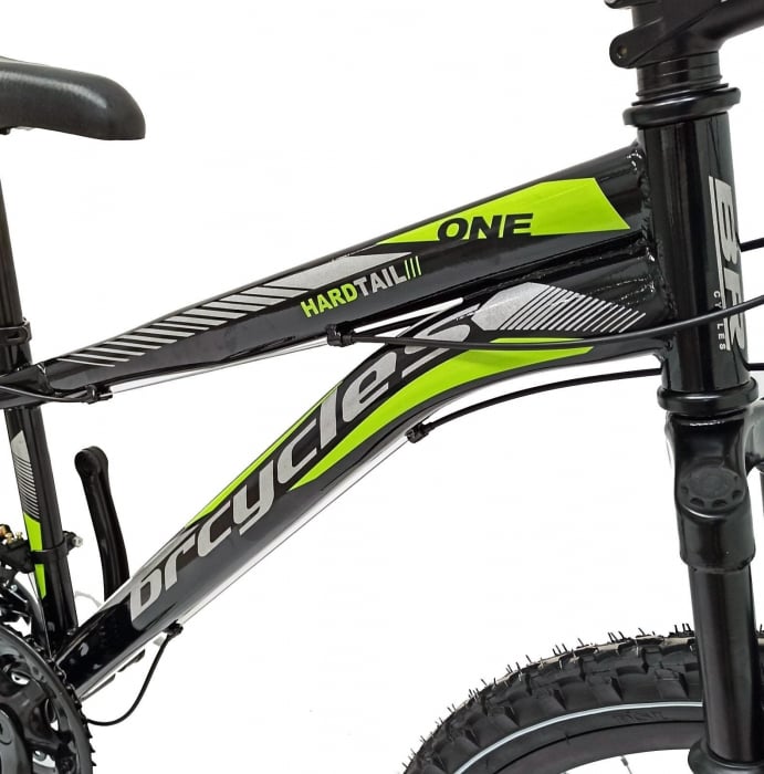 Bicicleta MTB-HT 24" BR Storm One, cadru otel 14", manete secventiale, frane disc, 21 viteze [12]