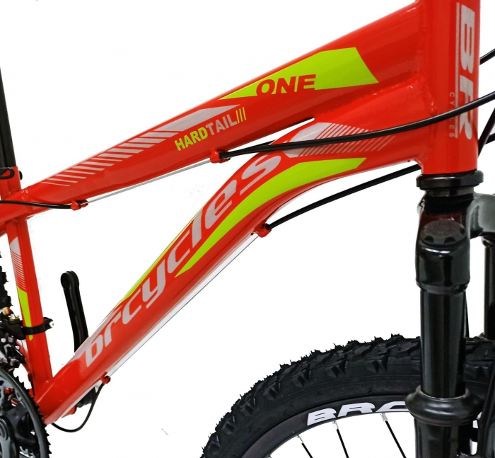 Bicicleta MTB-HT 24" BR Storm One, cadru otel 14", manete secventiale, frane disc, 21 viteze [12]