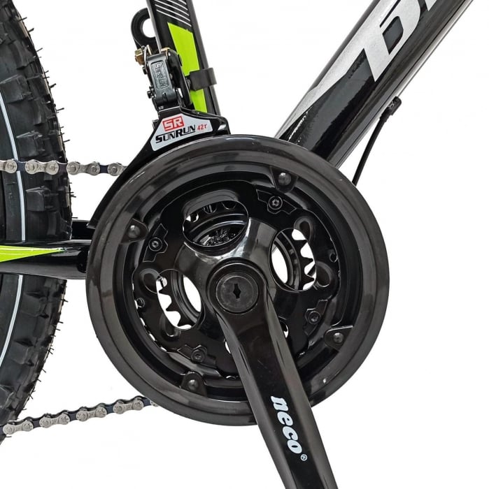 Bicicleta MTB-HT 24" BR Storm One, cadru otel 14", manete secventiale, frane disc, 21 viteze [8]