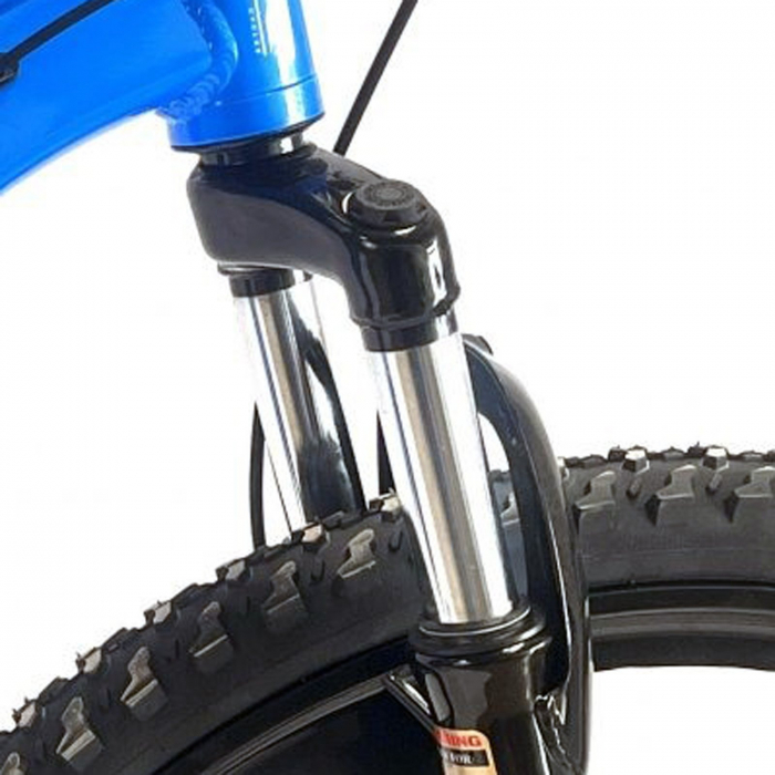 Bicicleta MTB-HT 24" BR Tornado ProMG, cadru aluminiu 13", jante magneziu, manete secventiale, frane disc, 21 viteze, negru [4]