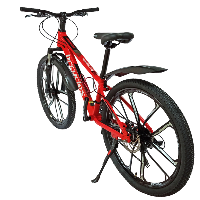 Bicicleta MTB-HT 24" BR Tornado ProMG, cadru aluminiu 13", jante magneziu, manete secventiale, frane disc, 21 viteze [3]