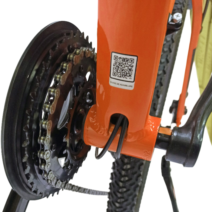 Bicicleta MTB-HT 24" BR Tornado ProMG, cadru aluminiu 13", jante magneziu, manete secventiale, frane disc, 21 viteze [15]