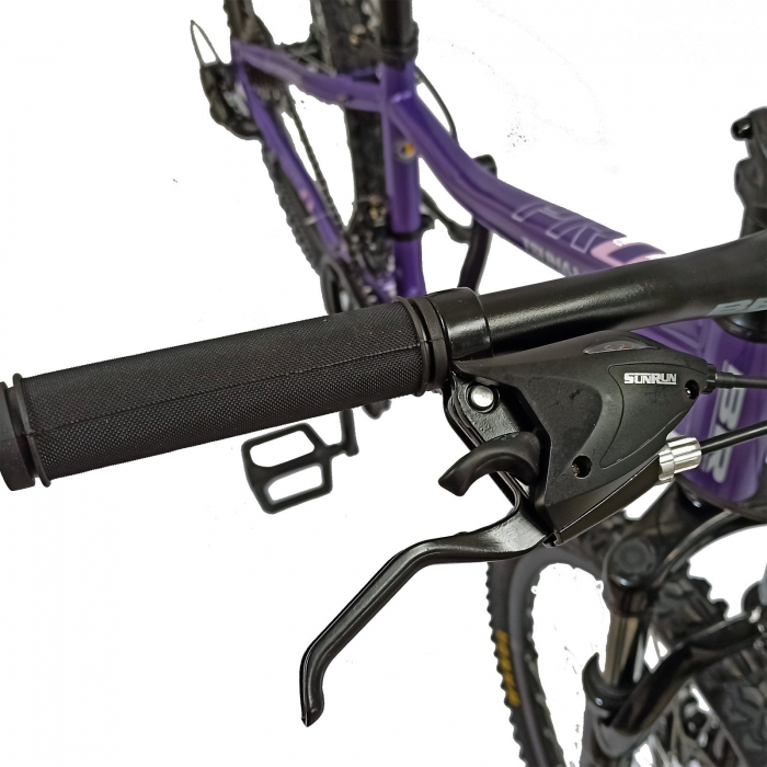 Bicicleta MTB-HT 24" BR Tsunami Pro2008, cadru otel 14", manete secventiale, frane disc, 21 viteze, violet [8]