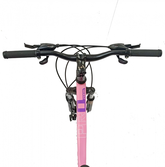 Bicicleta MTB-HT 24" BR Tsunami Pro2008, cadru otel 14", manete secventiale, frane disc, 21 viteze, violet [5]