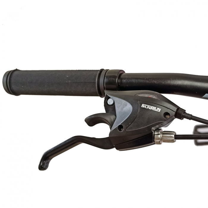 Bicicleta MTB-HT 24" BR Tsunami Pro2008, cadru otel 14", manete secventiale, frane disc, 21 viteze, violet [6]