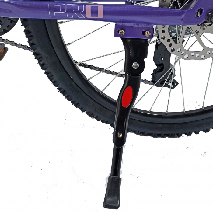 Bicicleta MTB-HT 24" BR Tsunami Pro2008, cadru otel 14", manete secventiale, frane disc, 21 viteze, violet [13]