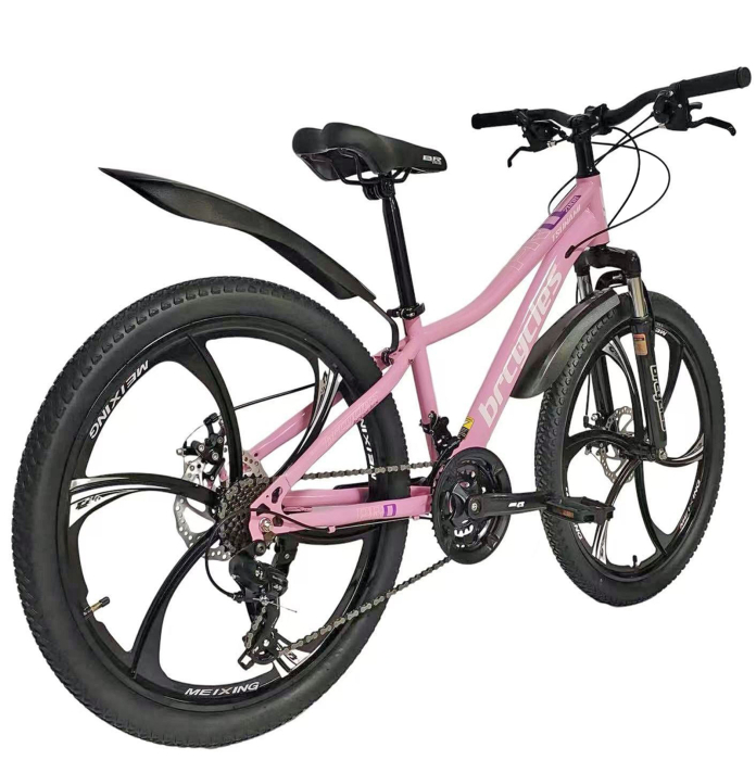 Bicicleta MTB-HT 24" BR Tsunami ProMG, cadru otel 13", jante magneziu, manete secventiale, frane disc, 21 viteze [3]