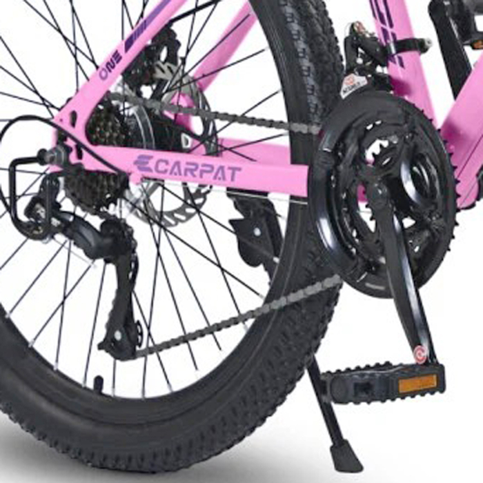 Bicicleta MTB-HT 24" CARPAT One, cadru otel 15", manete RevoShift, frane disc, 21 viteze [6]