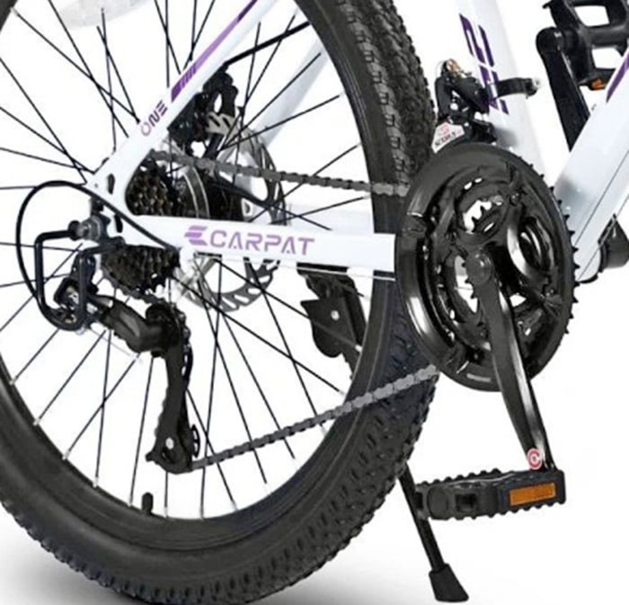 Bicicleta MTB-HT 24" CARPAT One, cadru otel 15", manete RevoShift, frane disc, 21 viteze [6]