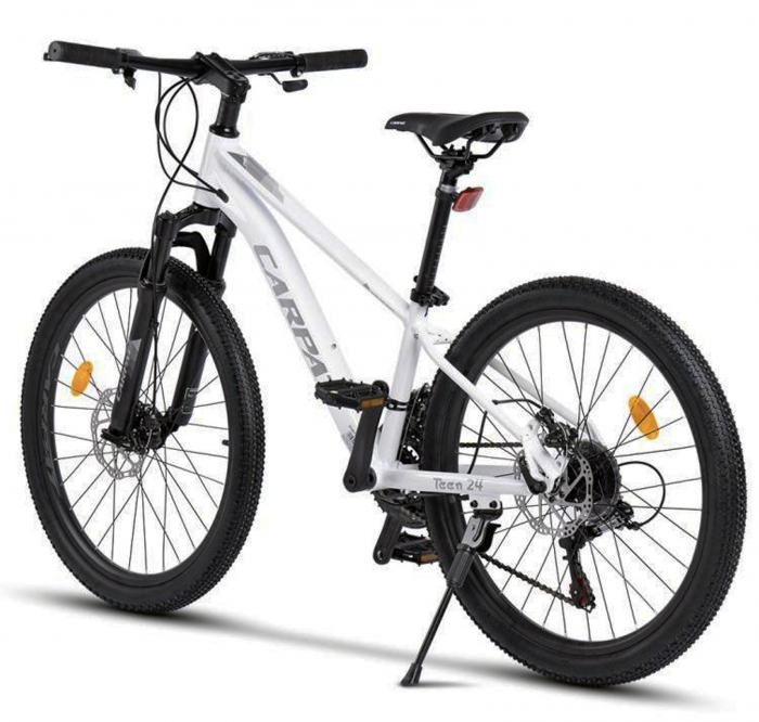 Bicicleta MTB-HT 24" CARPAT Pro Teen, cadru aluminiu 14.5", manete secventiale, frane disc, 21 viteze [3]