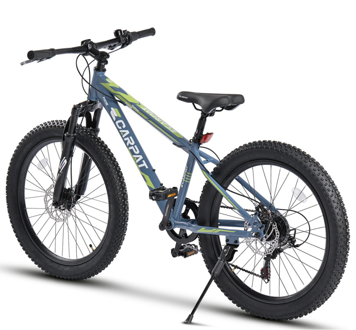 Bicicleta MTB-HT 24" CARPAT Ride S24109, cadru otel 14", manete RevoShift, frane disc, 7 viteze [3]